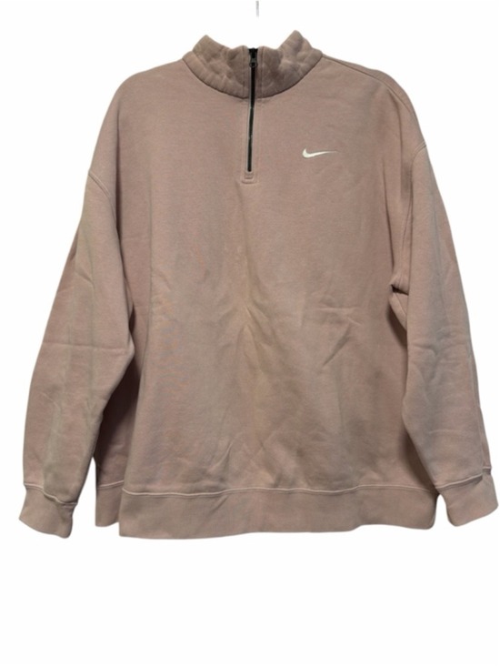 Nike Sweaters - Nike Women’s Pink Mauve Quarter Zip Pullover - Size Medium